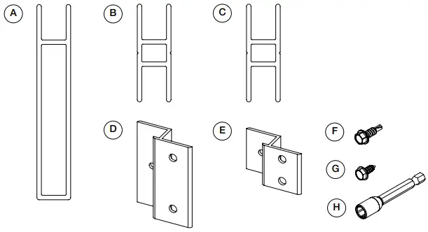 Pergola Kit Components:
