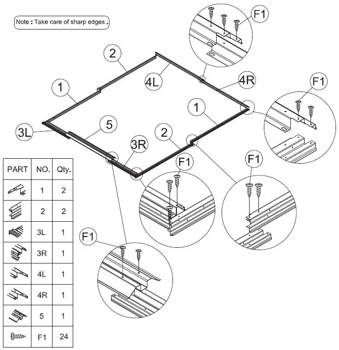 WELLFOR-GT-HPY-3292GR-8-ft-x-8-ft-Gray-Outdoor-Garden-Galvanized-Steel-Storage-Shed-with-Sliding-Door-fig- (3)