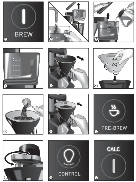 Melitta 1100198-03 Epour Electronic Pour Over Filter Coffee Machine - FIG 2