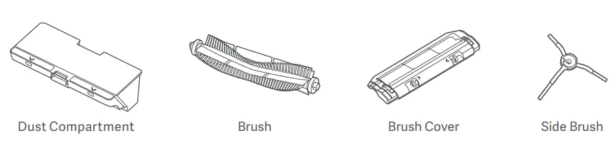 xiaomi Mi Robot Vacuum Mop 2 Pro Cleaner - Accessories