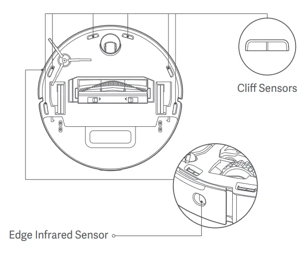 xiaomi Mi Robot Vacuum Mop 2 Pro Cleaner - Sensors