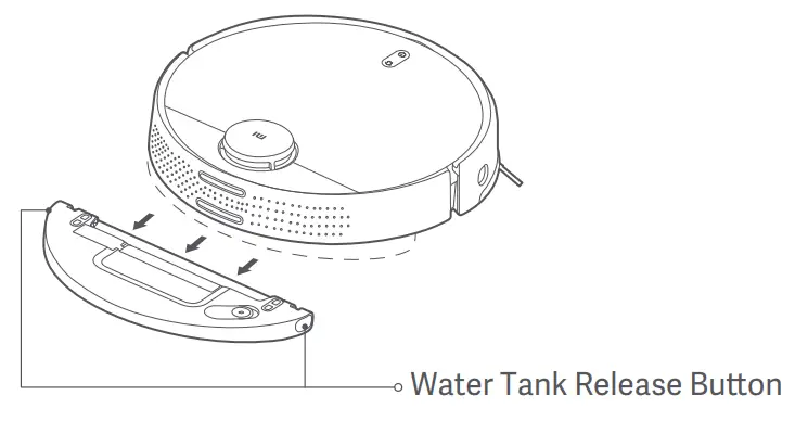 xiaomi Mi Robot Vacuum Mop 2 Pro Cleaner -Water Tank