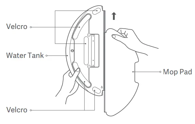 xiaomi Mi Robot Vacuum Mop 2 Pro Cleaner -velcro