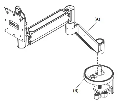 CHIEF DMA1 Single DMA2 Dual Monitor Arm - fig 8