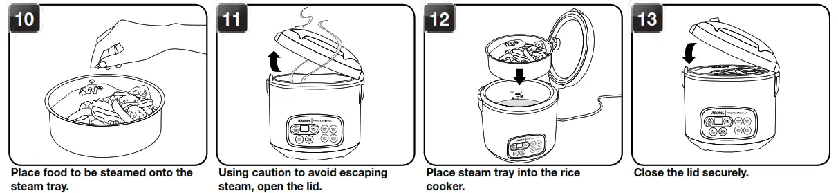 Aroma Rice Cooker Instructions - SIMULTANEOUSLY COOK RICE