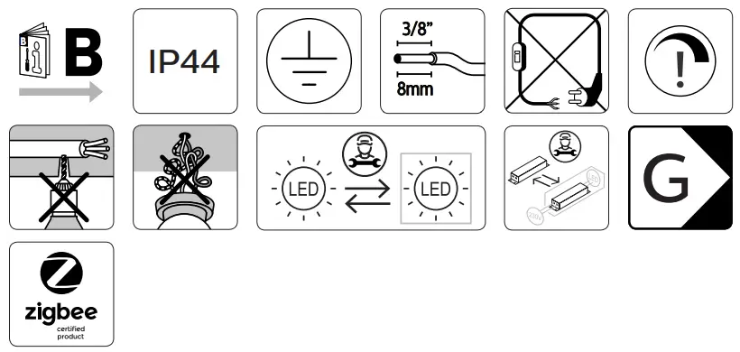 PHILIPS 1745730V7 Econic Outdoor Pathway Light Extension - 2