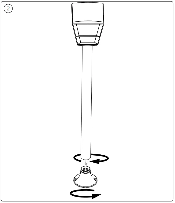 PHILIPS 1745730V7 Econic Outdoor Pathway Light Extension - 4