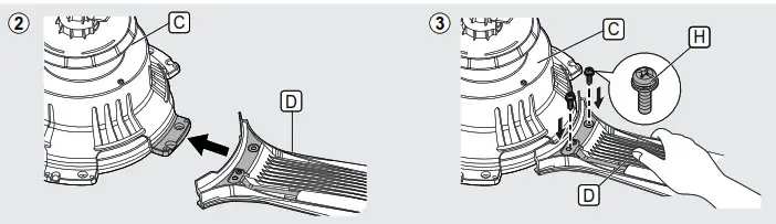 Panasonic F-M15EC 5 Blade Ceiling Fan - Install to ceiling 9