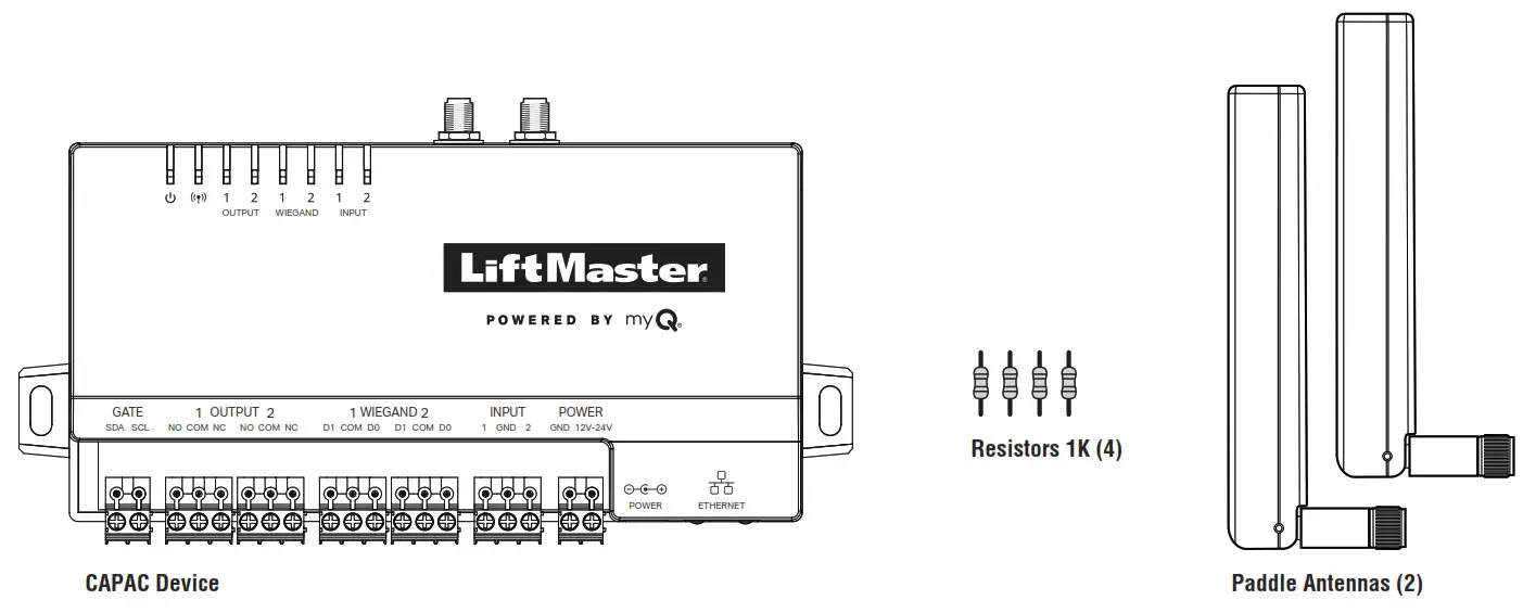 LifeMaster CAPAC Smart Access Hub-- Carton Inventory