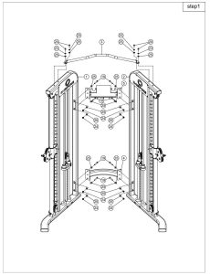 INSPIRE FTX Functional Trainer -step 1