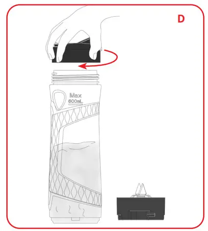 SQ professional 9305 Blitz Twist-N-Blitz Nutrient Extractor- ASTA approve