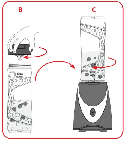 SQ professional 9305 Blitz Twist-N-Blitz Nutrient Extractor- CLEANING