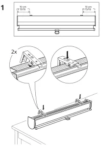 IKEA TRETUR Blackout Roller Blind - fig 1