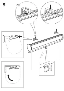 IKEA TRETUR Blackout Roller Blind - fig 5