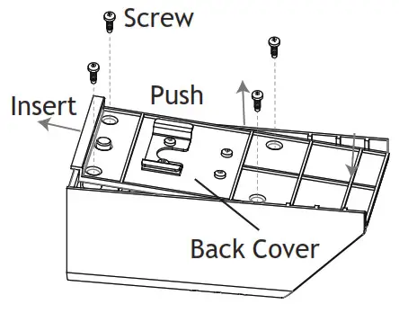 AMP Lighting ASDL-2014-P-BK Solar Landscape Lighting- Back Cover 2