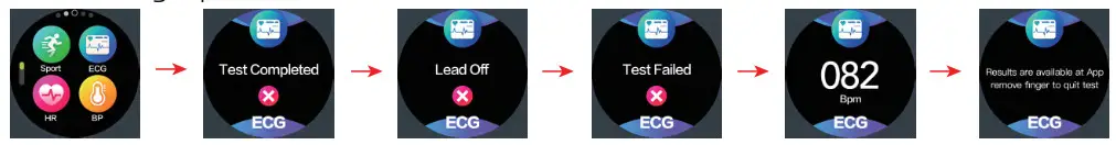 SMART WATCHES W39 Smart Watch- Operation