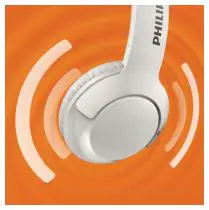 Philips Wireless on Ear Headphone - Big, bold bass