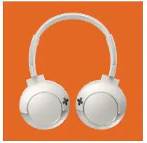 Philips Wireless on Ear Headphone - Flat folding
