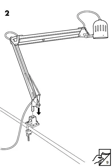 IKEA TERTIAL Work Lamp with LED Bulb FIG4