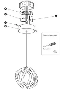 artika PDT1 VIC HD2BL Vivaldi 1 1 Light Pendant - figure 5