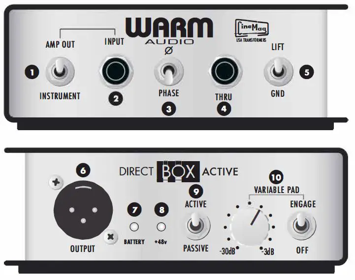 USING YOUR WARM AUDIO ACTIVE 1