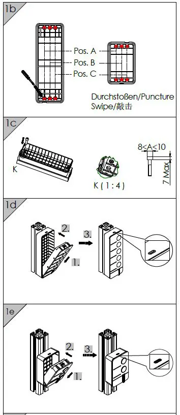 WERMA 62368-1 868MHz 5-Button Andon Wireless Box-6