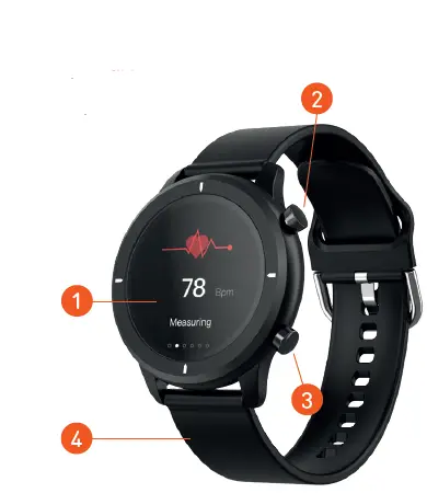 MIXX F3 Colour Multi-Touch Smart Watch 1