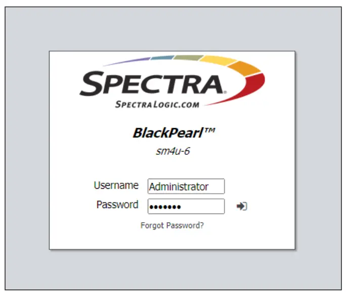 Black Pearl Network Attached Storage - Log In1