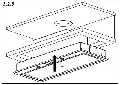GALVAMET-Vapore-60-A-INOX-Built-in-Hood-Installation-FIG 7