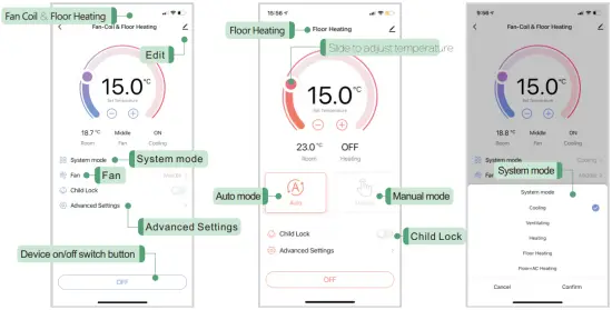 App control interface