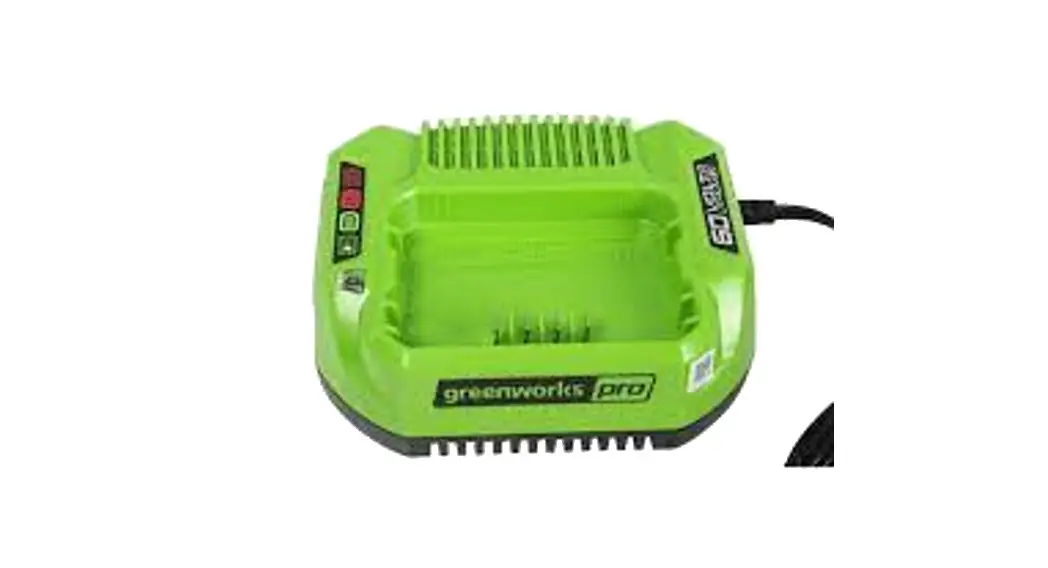 Greenwork Pro Cac801 60v Flat Charger Owner's Manual