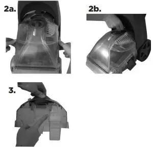 FIG 10 Empty the Dirty Water Tank