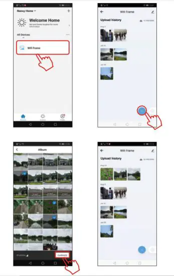 eco4life ASHDPF08F 8 Inch WiFi Digital Photo Frame - figure 5