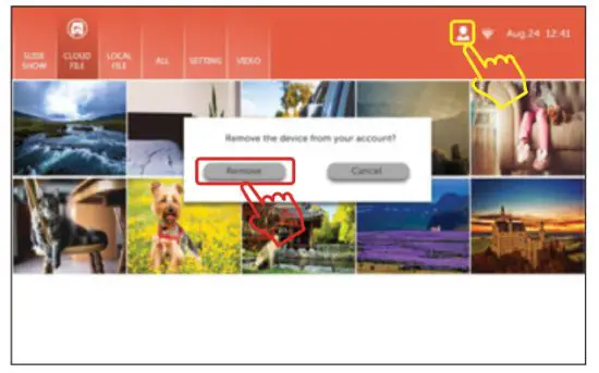 eco4life ASHDPF08F 8 Inch WiFi Digital Photo Frame - figure 7