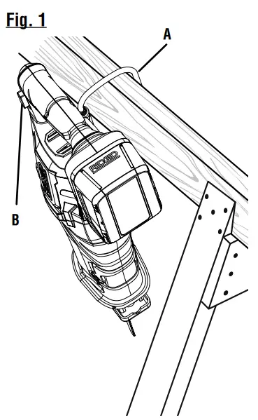 RIDGID R8647 18V Brushless Cordless Reciprocating Saw Kit - FIG1