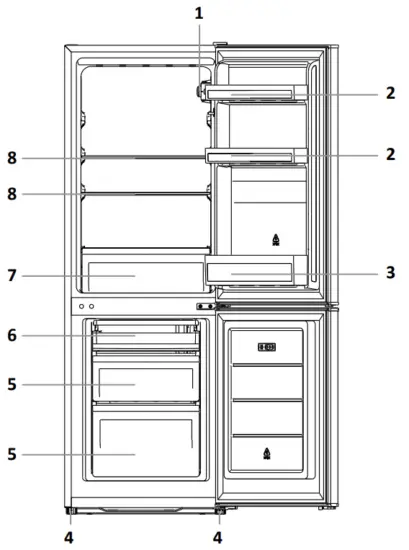 TOMADO TCR1420S Fridge - fig2