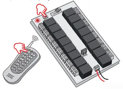 eMylo 16 Channels Remote Control Switch Receiver