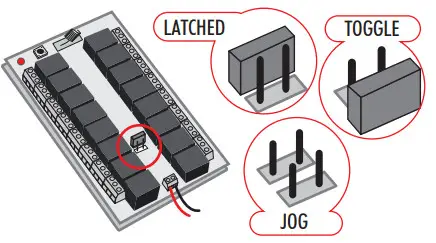eMylo 16 Channels Remote Control Switch working mode