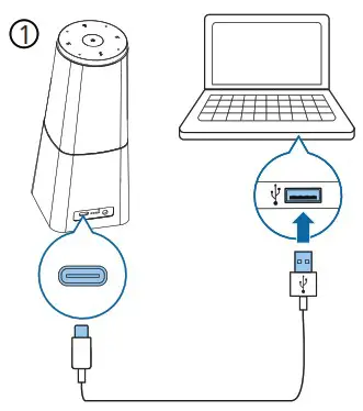 PHILIPS PSE0540 Portable Conference Microphone - Product Overview 4