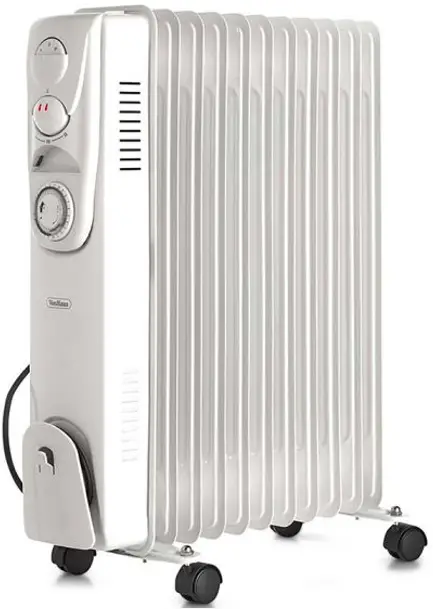 VonHaus 2514046 1500W 7 Fin Oil Filled Radiator