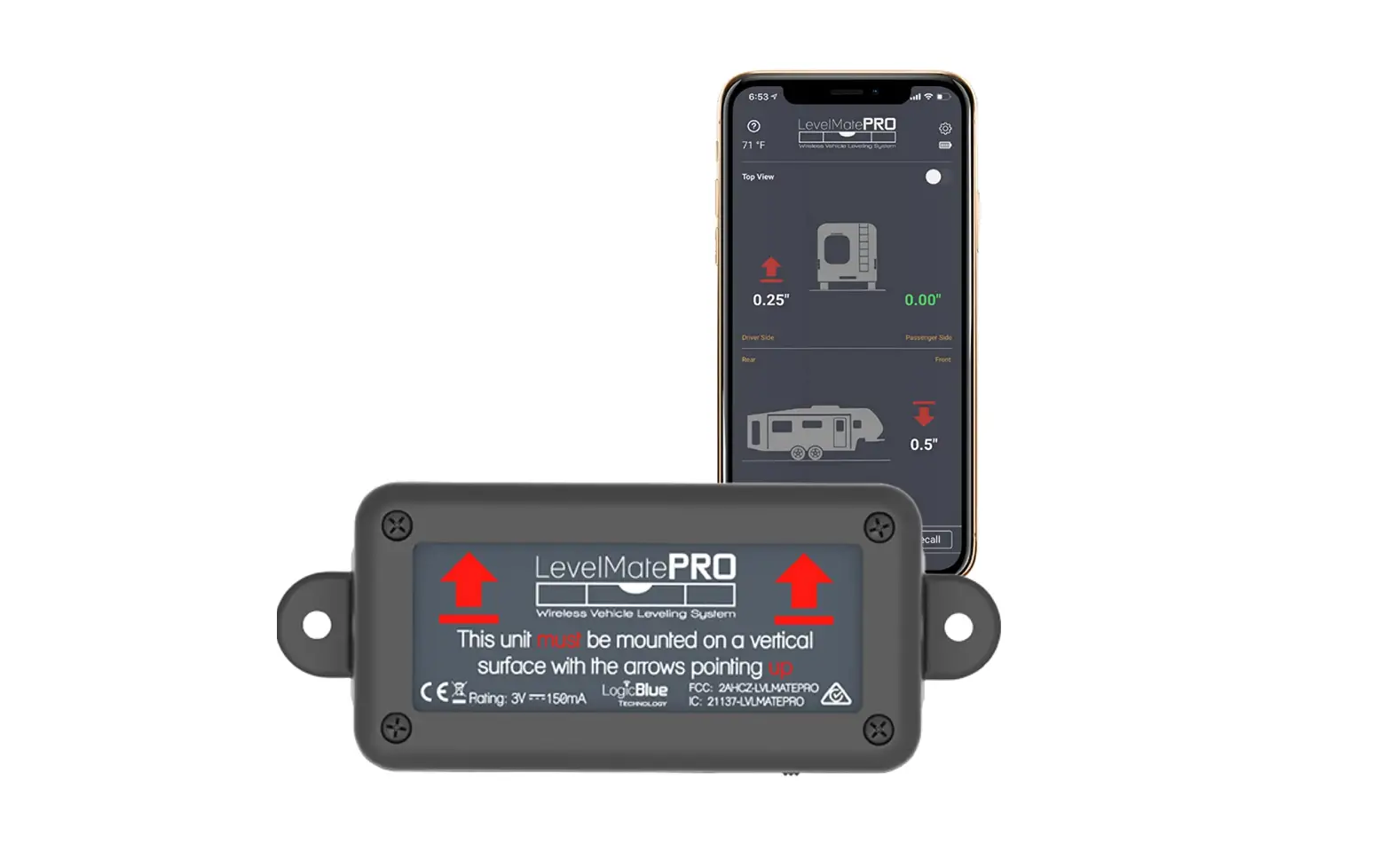 Logicblue Technology Levelmatepro+ Wireless Vehicle Leveling System User Manual Logicblue Technology Levelmatepro+ Wireless Vehicle Leveling System User Manual