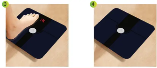 ACTIVEX Ivy Digital Bathroom Scale - Step 3