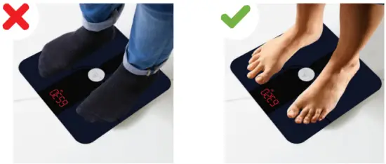 ACTIVEX Ivy Digital Bathroom Scale - clothing