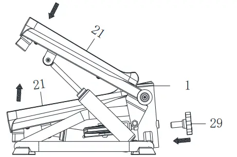 Sunny P2000 Total Body Pink Stepper Machine - STEP 3