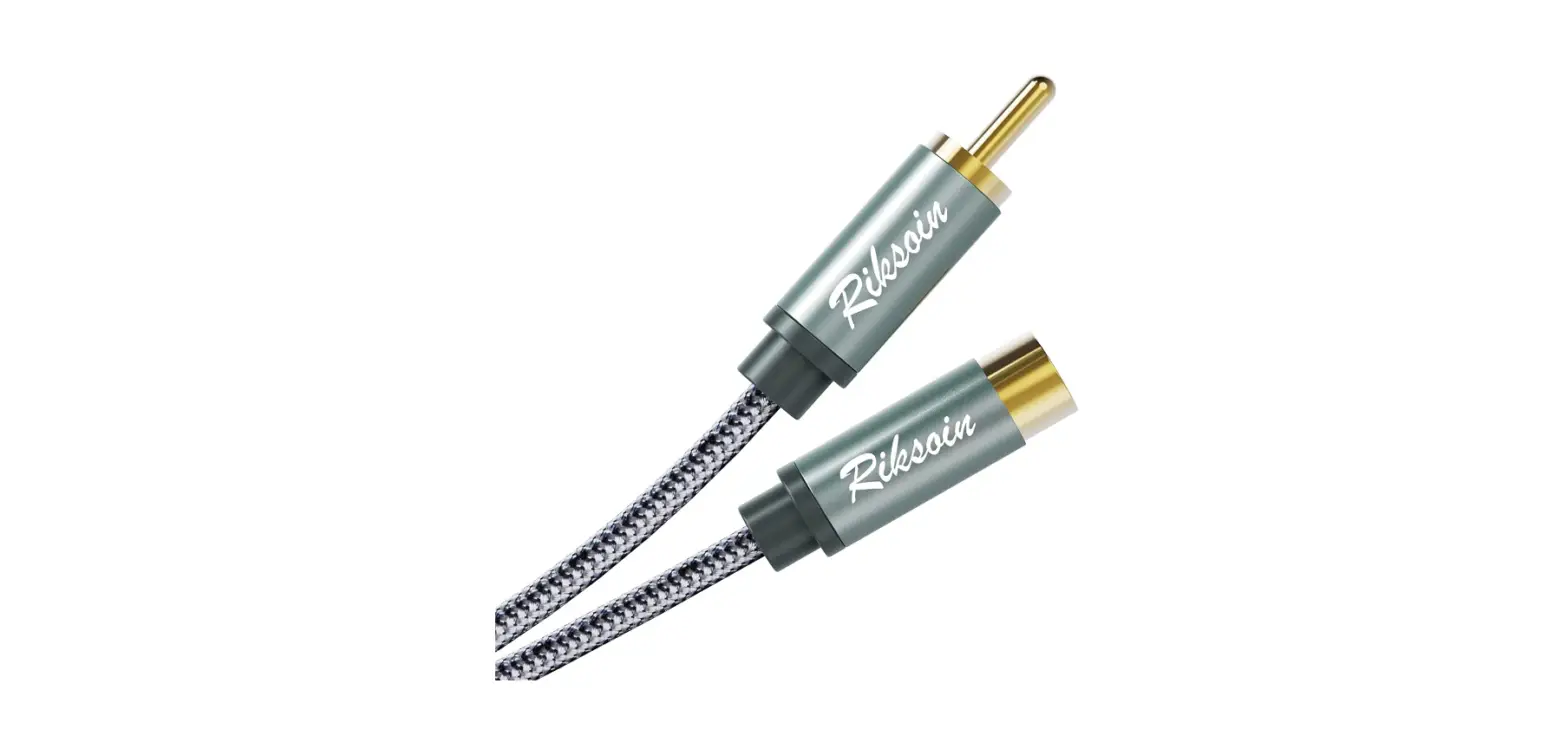 Audio Rca Cable, Riksion Rca Audio Subwoofer Cable [shield, Hi-fi Sound]-complete Features/instruction Guide