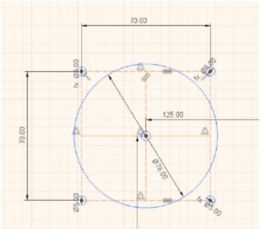 3DUPFITTERS 3 square pattern