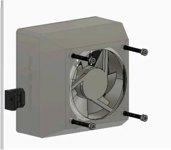 3DUPFITTERS 5 Attach the Filter to the Panel