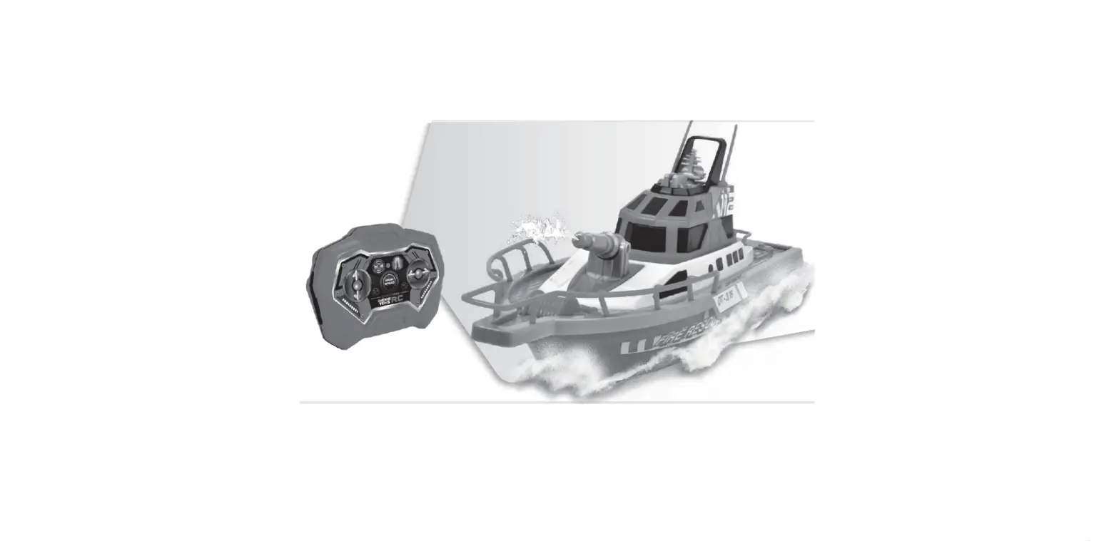 Dickie 24067 Rc Fire Boat Instruction Manual