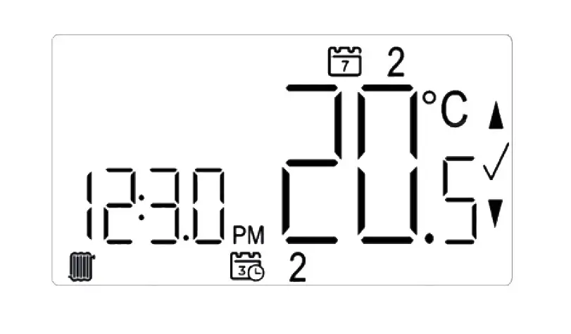 Schnelder Drayton Wireless 2-Channel Programmable Thermostat - Digistat 6
