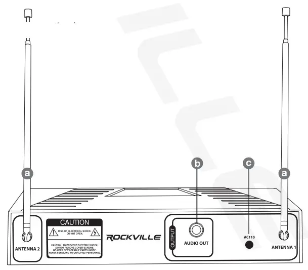 ROCKVILLE RWM1203VS HIGH PERFORMANCE WIRELESS MICROPHONE SYSTEM - figure 2
